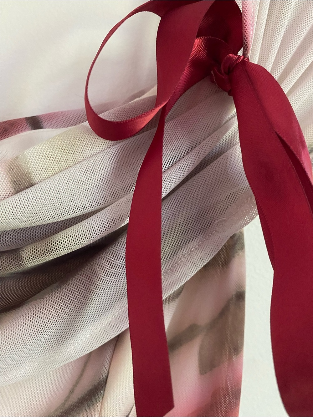 Kimchi Blue Red and white Floral Dress - Picture 4 of 5